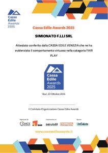 Cassa Edile Awards 2025